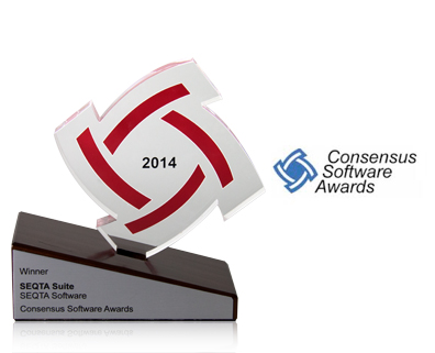 Consensus Software Award trophy